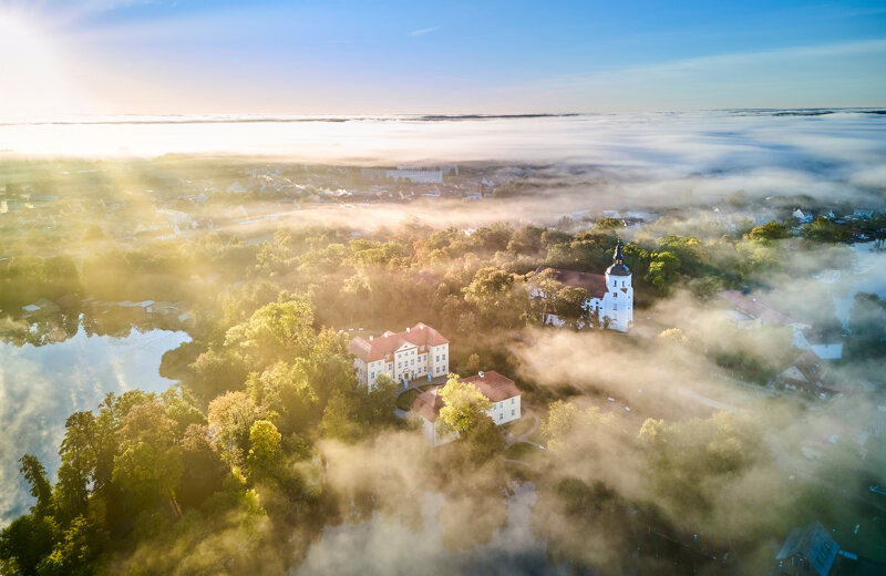 Schloss Mirow Luftaufnahme
