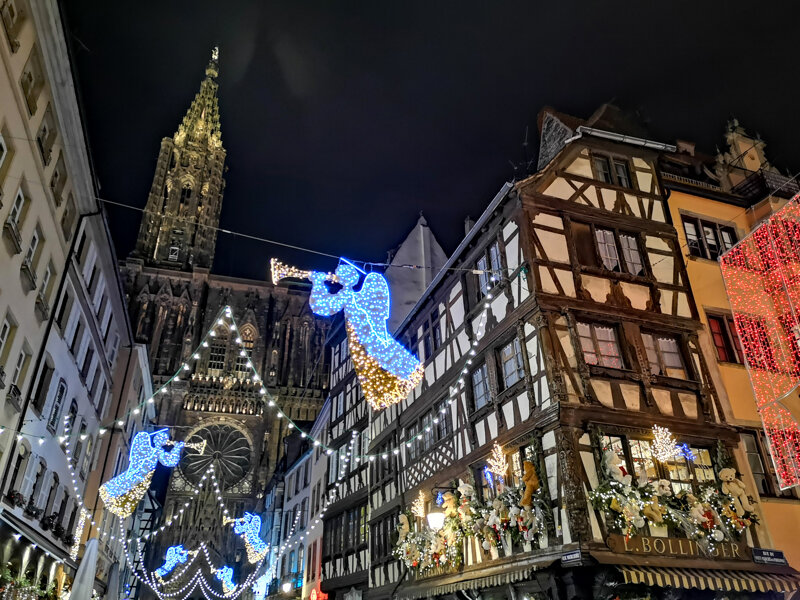 Innenhof des Palais Rohan neben dem Straßburger Münster