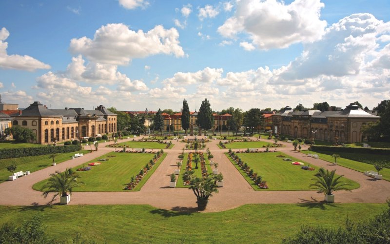 Schloss mit Schlosspark in Gotha