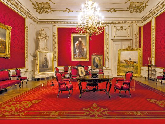 Wiener Hofburg Grosser-Salon Kaiser Franz Joseph c SKB Foto A. E. Koller