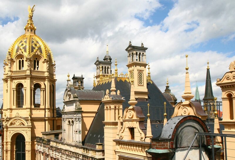 Türme des Schlosses Schwerin