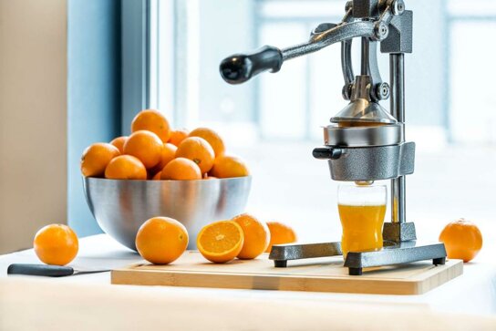 Frühstück Saftpresse