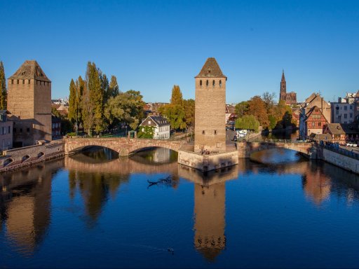 Baden, Elsass und Straßburg von ganz oben