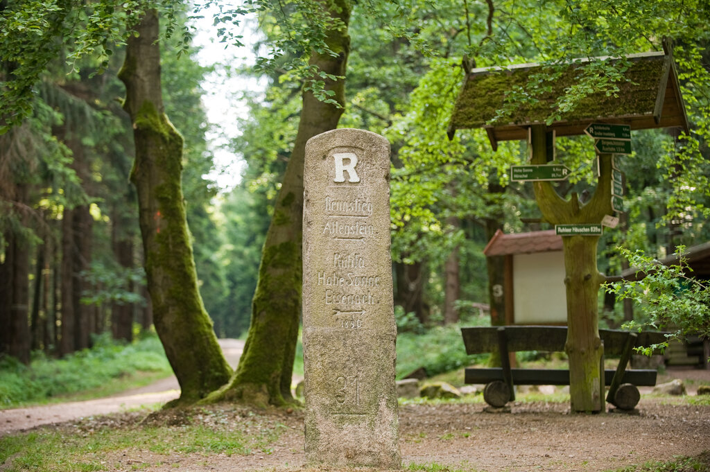 Bad Liebenstein Rennsteig-Grenzstein