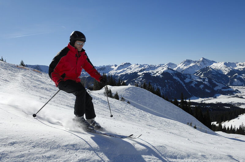 Skifahrer in Füssen
