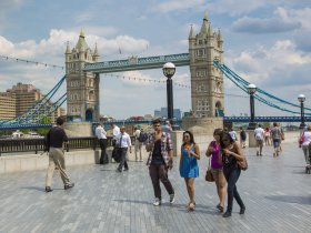 Tower Bridge and City Hall piazza © Pawel LiberaLondon and Partners