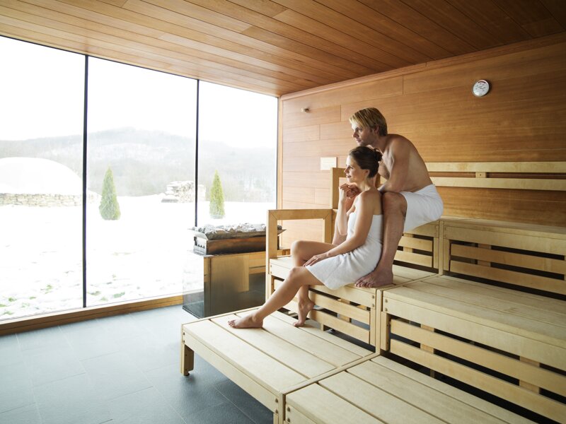 Panoramasauna der Toskana therme