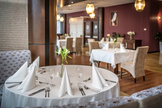 gedeckter Tisch im Restaurant