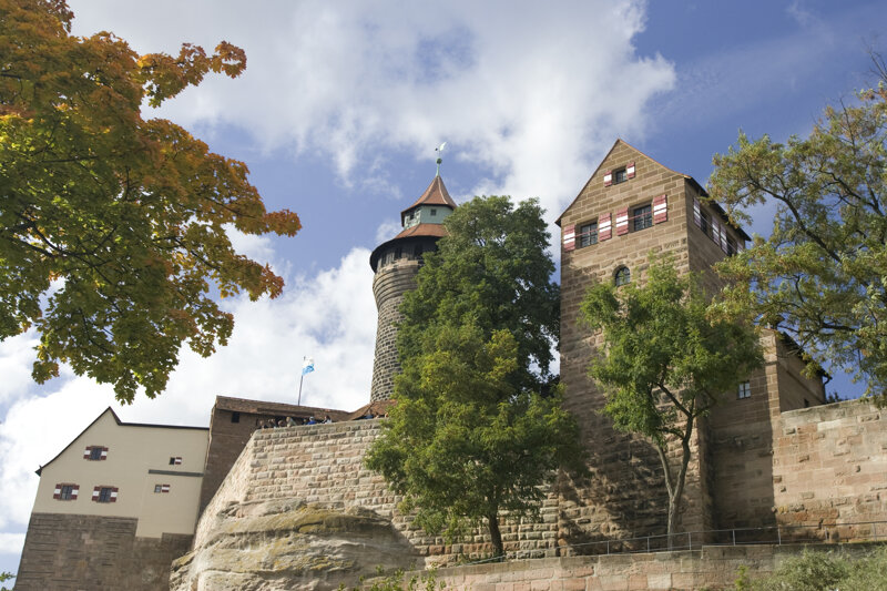 Kaiserburg von unten