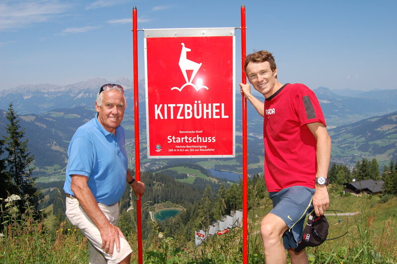 Streifwanderung: Ernst-Hinterseer am roten Kitz-Symbol