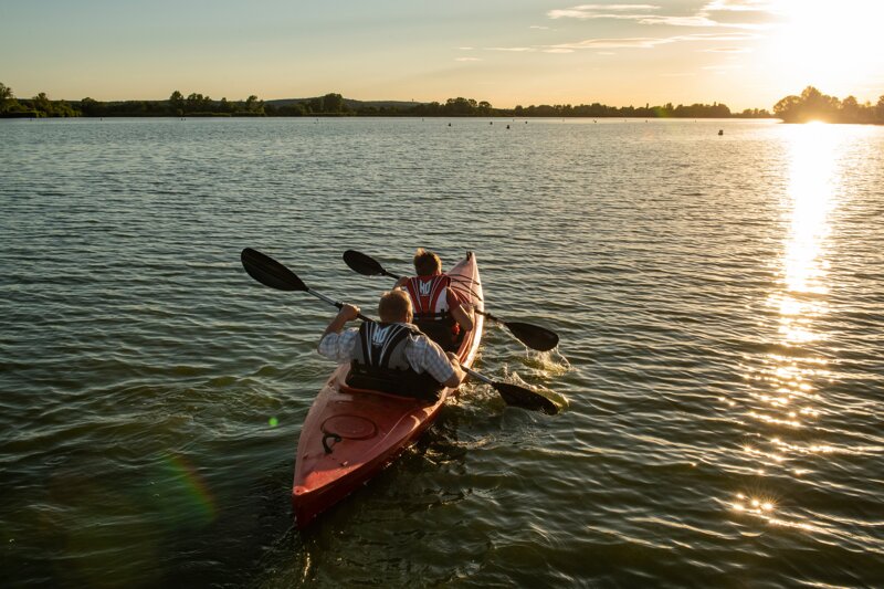 Kanu fahren Altmühlsee