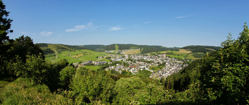 Blick vom Orenberg über Willingen © Tourist-Information Willingen