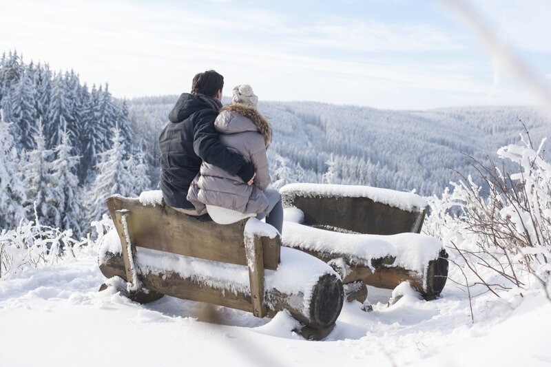 Winterlandschaft Thüringer Wald – Aussicht