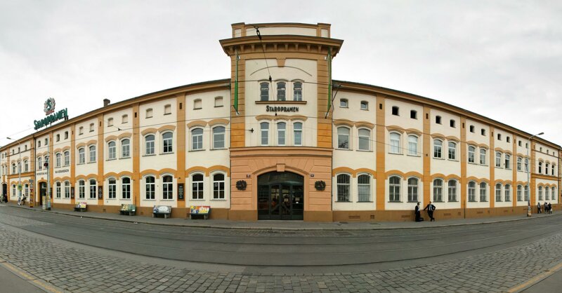 Brauerei Staropramen Prag Außenansicht