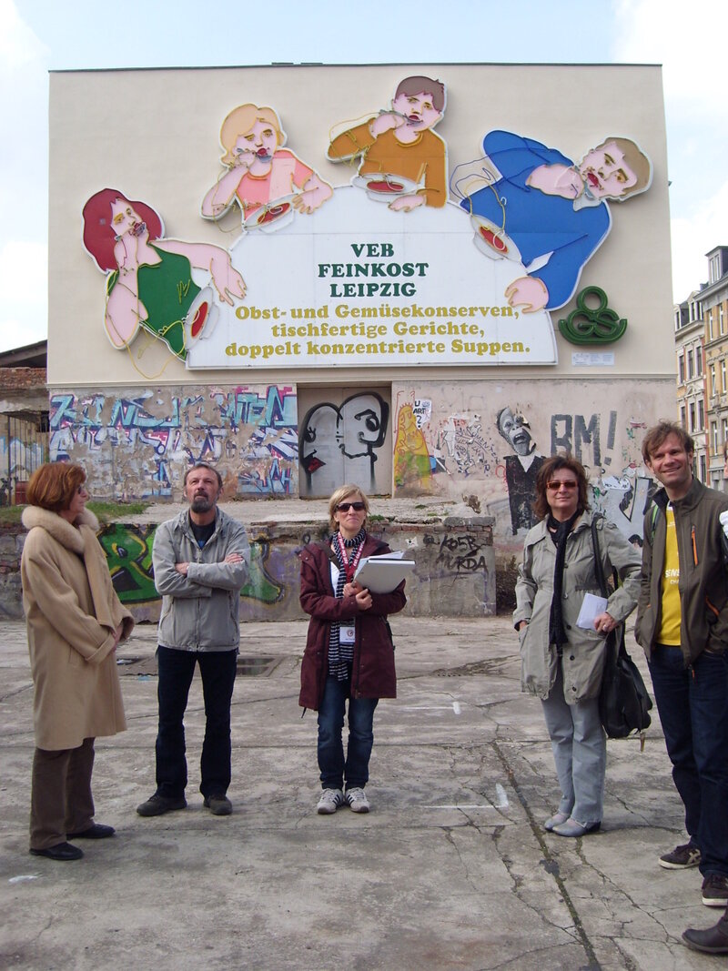 Gruppe bei der Stadtführung