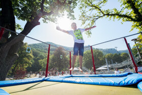 Spassinsel Trampolin c Seilbahnen Thale GmbH