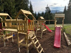 Spielplatz Klettergerüste