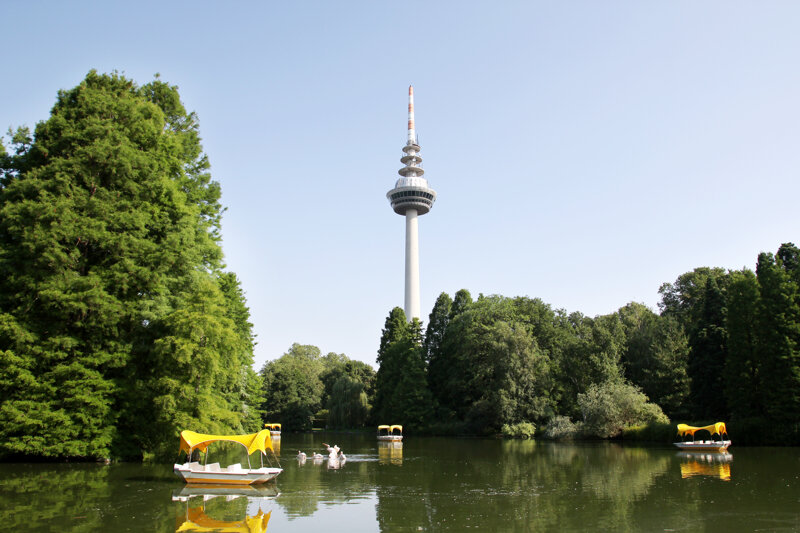 Luisenpark und Fernmeldeturm