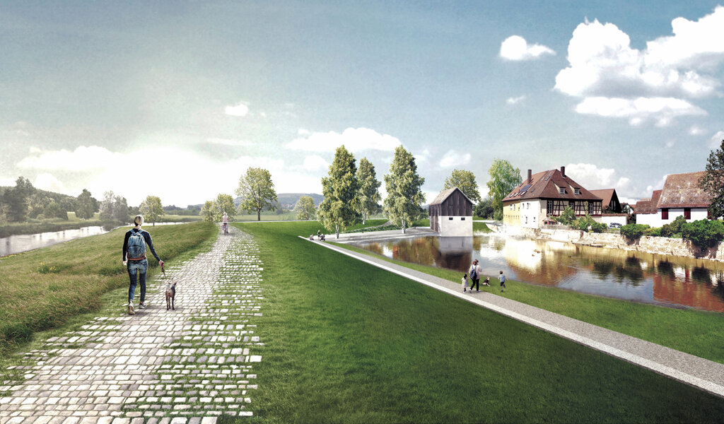 Mühlenweiher, Bayerische Landesgartenschau Wassertrüdingen