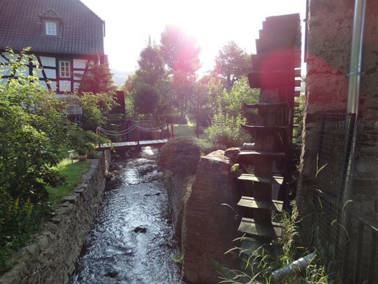 Historische Ölmühle an der Wied