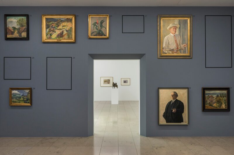 Ausstellungsansicht im Augustinermuseum Freiburg