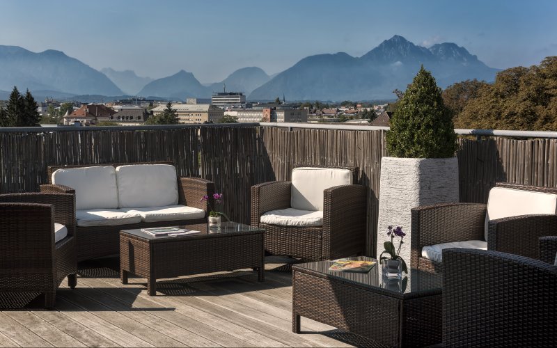 Wyndham Grand Hotel Salzburg Conference Centre Dachterrasse