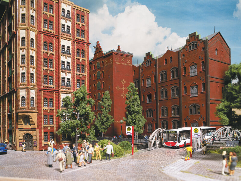 hamburg-speicherstadt-bushaltestelle©Miniatur Wunderland GmbH
