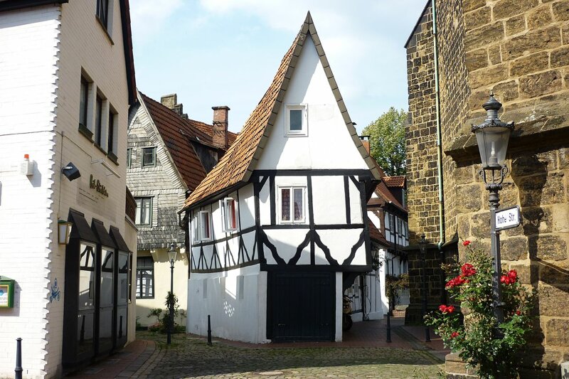 Fachwerkhäuser in der Hohe Straße Minden