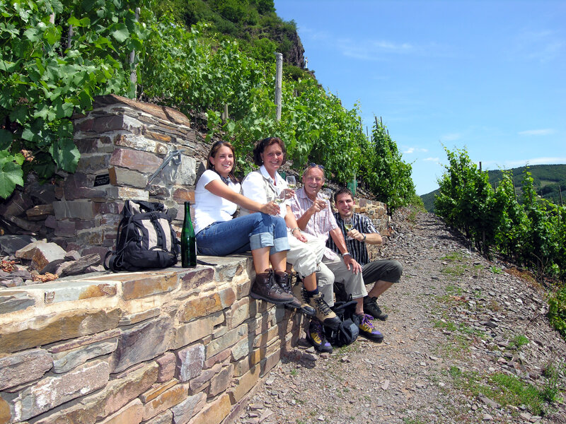 Rast im Weinberg © Tourist-Information Ferienland Cochem