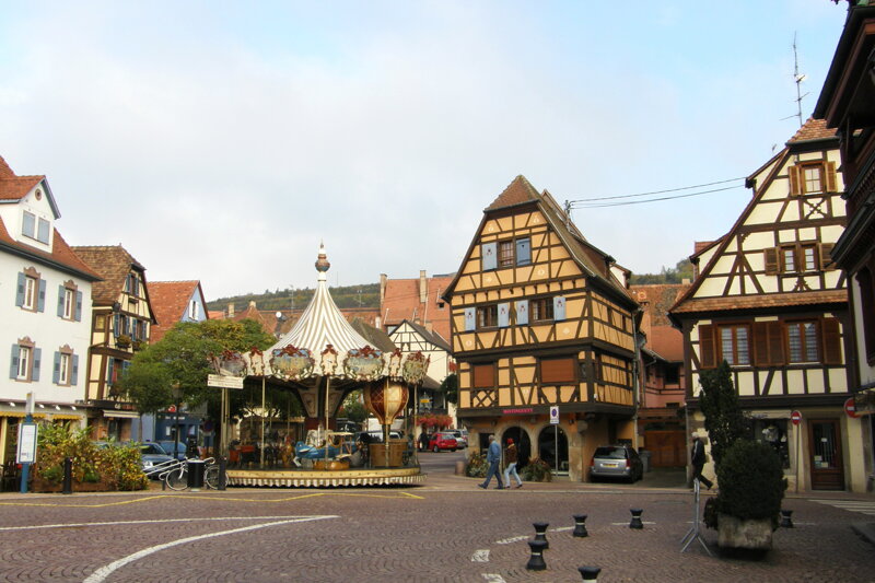 bunte Fachwerkhäuser