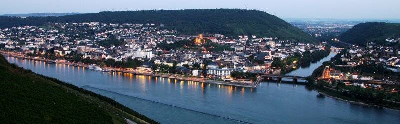 Rheintal – Stimmungsvolles Panorama der Rheinregion
