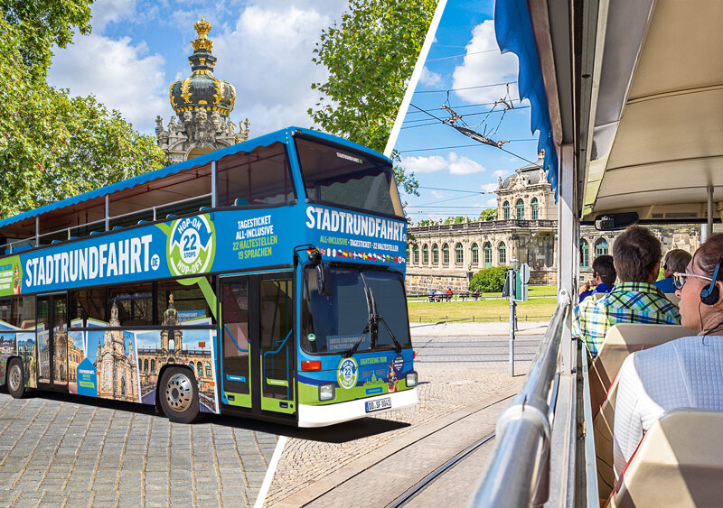 Hop-On-Hop-Off-Bus in Dresden