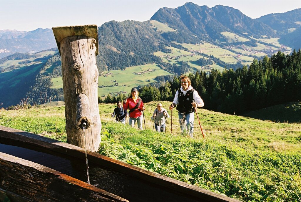 Walken zum Brunnen