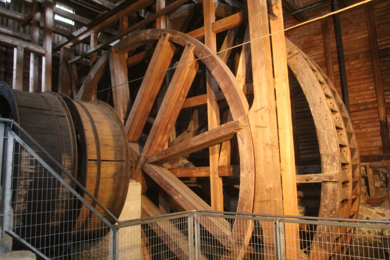 Wasserrad der Grube Samson