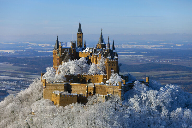 Burg Hohenzollern im Winter