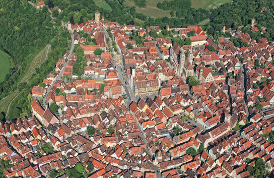 Rothenburg Tourismus Service, Luftaufnahme