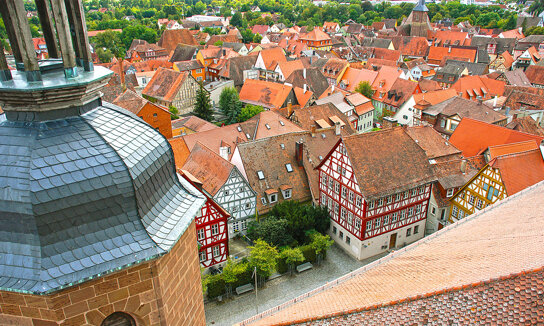 Blick vom Turm der Kilianskirche
