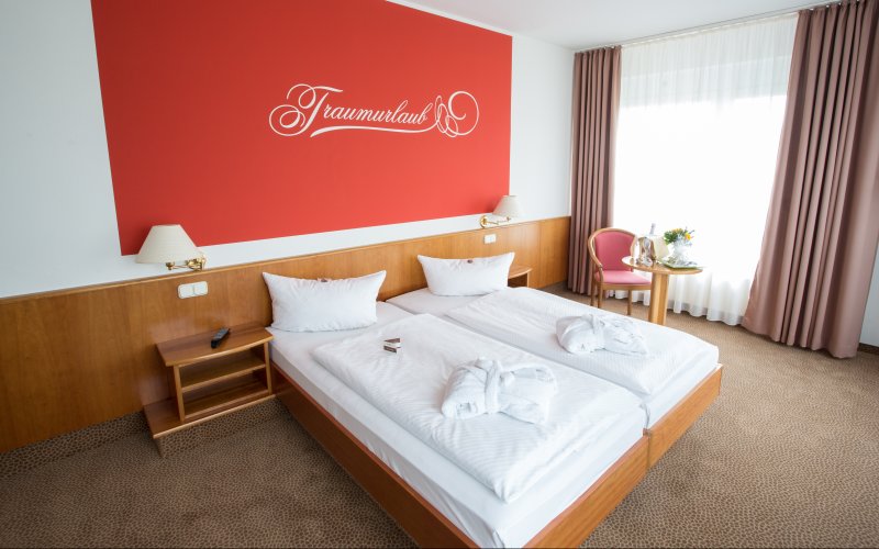 Radeberg Hotel Sportwelt Zimmer Doppelzimmer