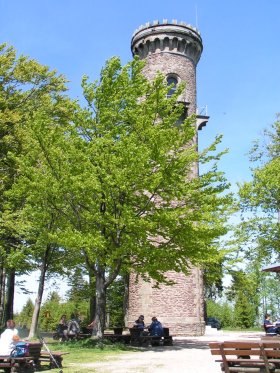 am Kickelhahnturm Ilmenau