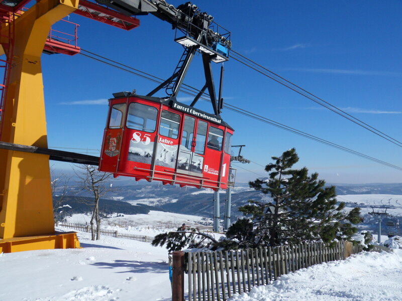 Gondel der Schwebebahn