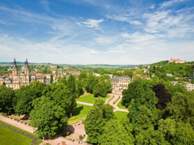 Fulda Dom Schlossgarten Orangerie Panorama
