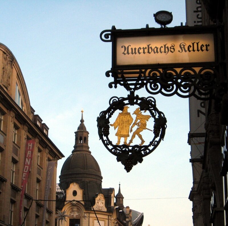 Auerbachs Keller - Türschild