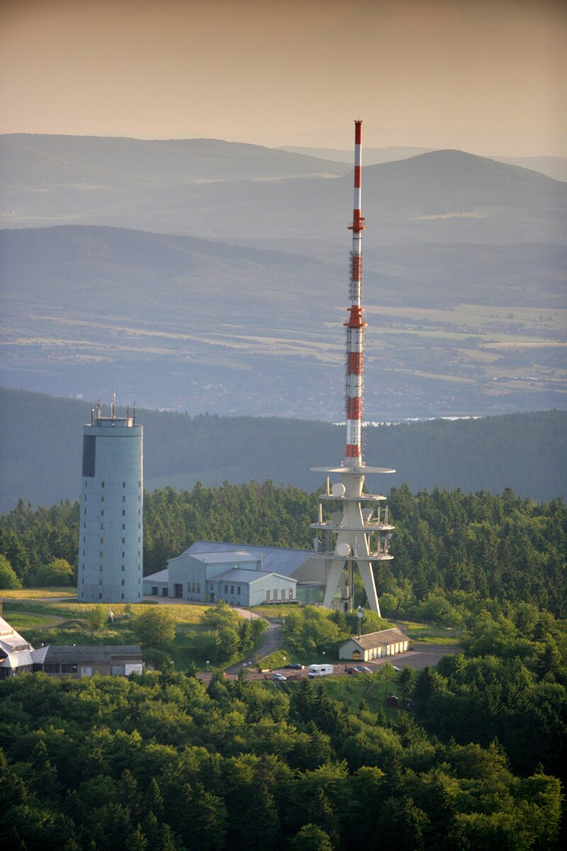 Großer Inselsberg im Thüringer Wald – Blick auf den Gipfel
