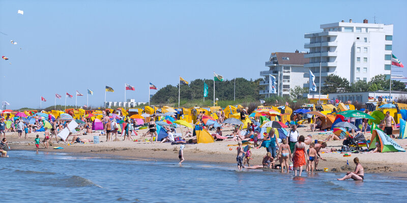 Strand Duhnen in Cuxhaven – Weiter Sandstrand an der Nordsee