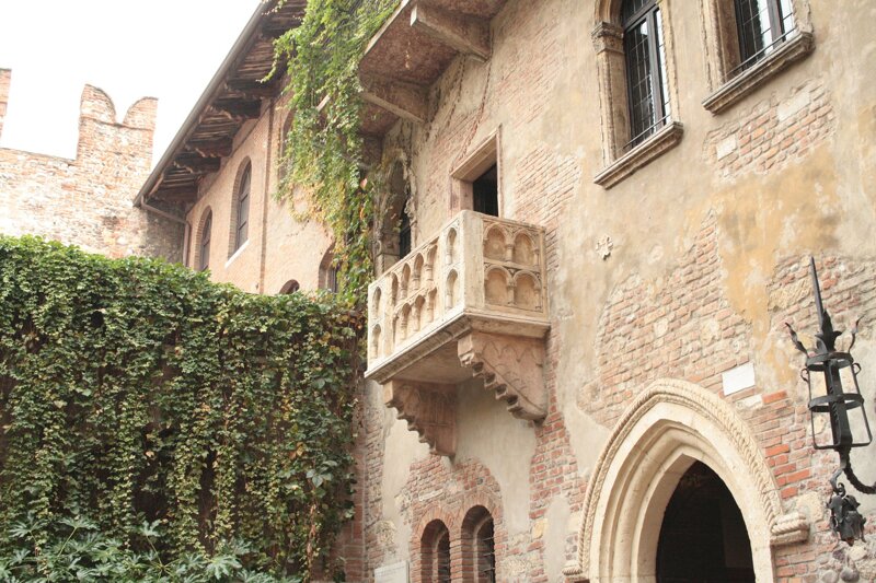 Julias Balkon in Verona – Romeo und Julia