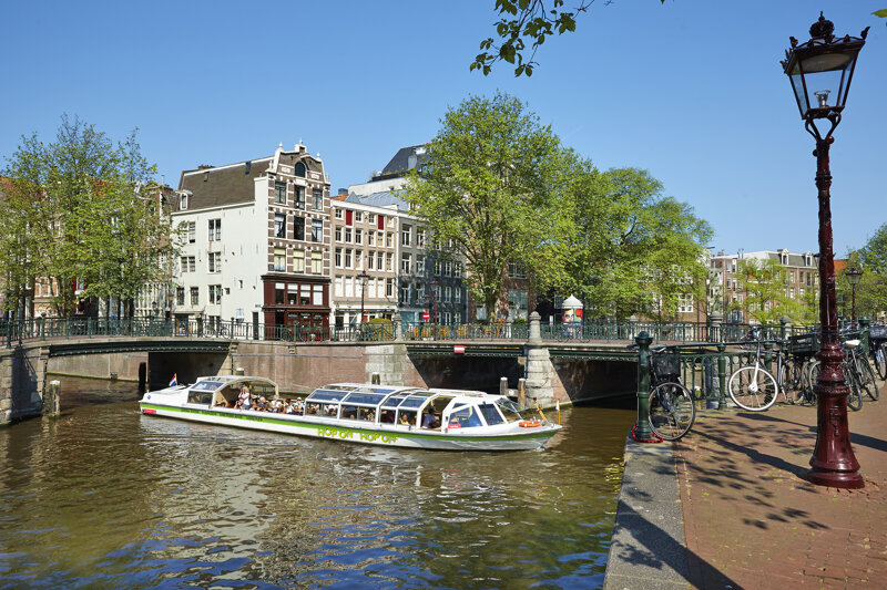 Hop-On-Hop-Off-Tour mit dem Boot Amsterdam