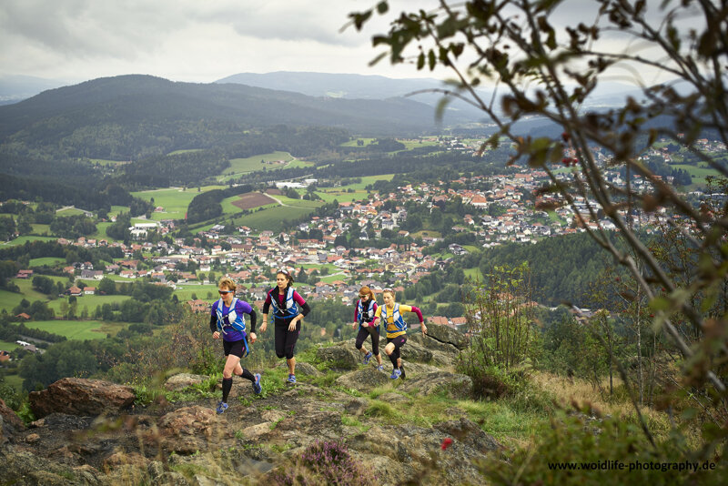 Wanderer über Bodenmais