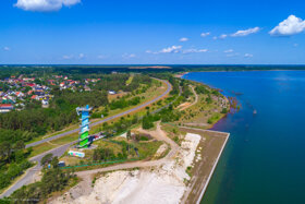 Ostsee Luftbild Aussichtsturm Merzdorf