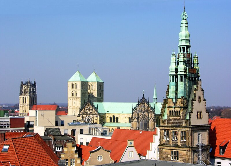 Münster Turmlandschaft – Blick über die historische Altstadt