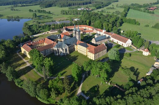 Kloster Tepla-Vogelperspektive
